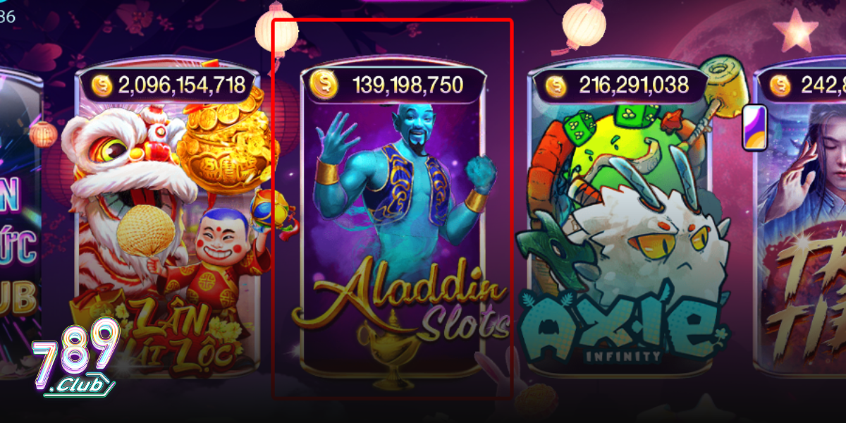 Aladdin Slots 789Club được lấy cảm hứng từ câu chuyện cổ tích nổi tiếng