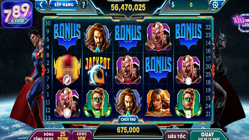 Trải nghiệm Justice League 789Club