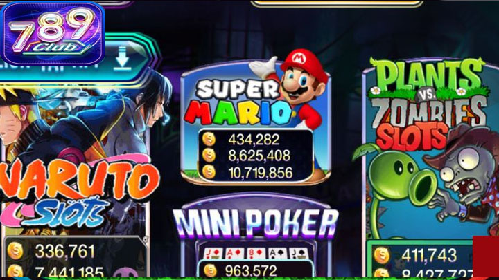 Super Mario tại 789Club tích hợp nhiều tính năng hấp dẫn