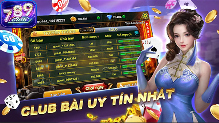 Xì Tố 789Club đã thu hút được một lượng lớn người chơi yêu thích